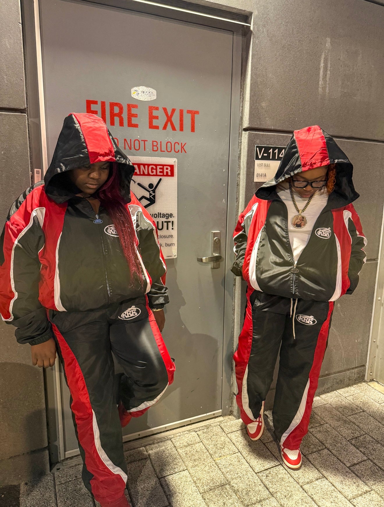 “Red & Black” RBB$ Windbreaker