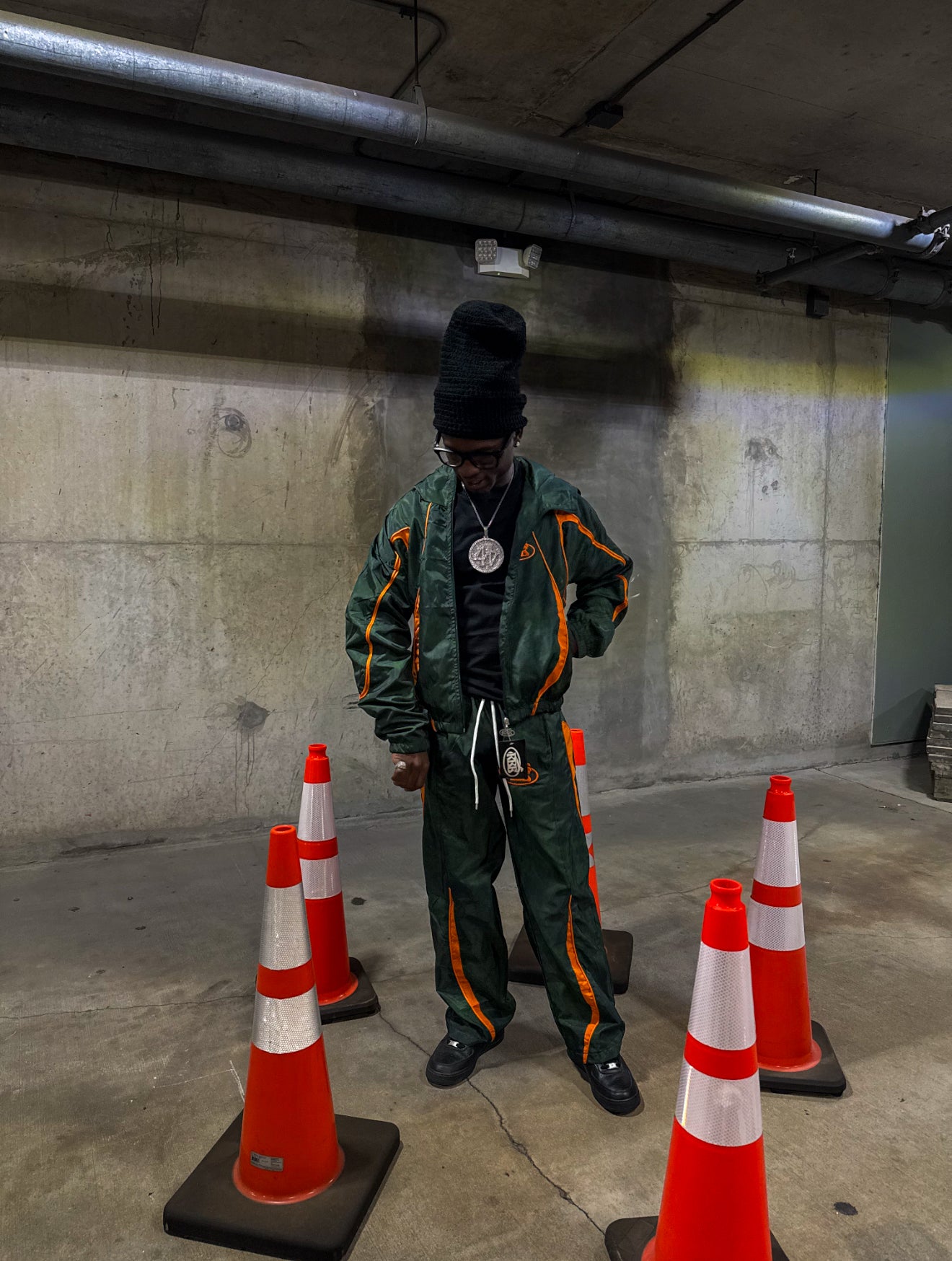 Green $ Orange Windbreaker Fullset $