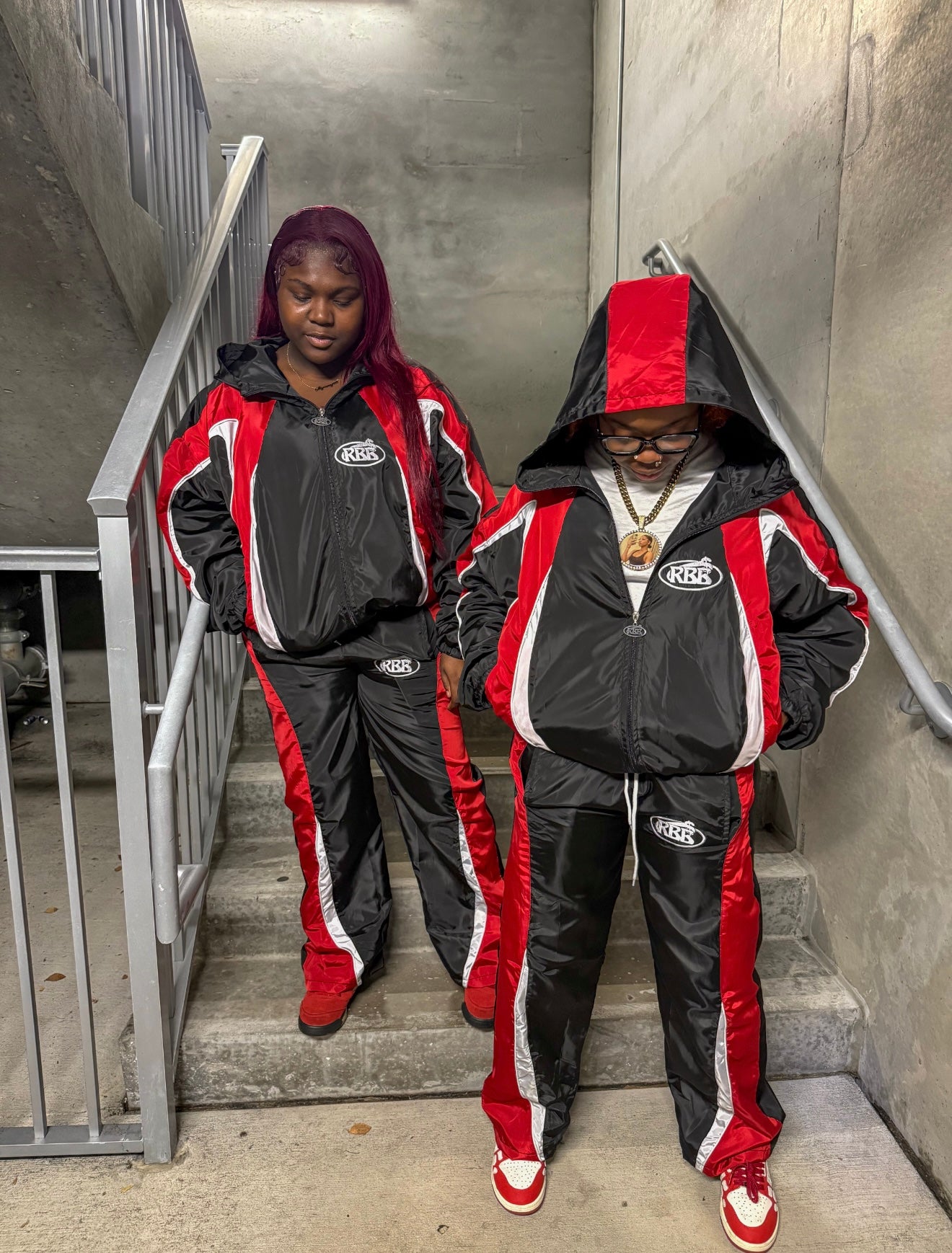 “Red & Black” RBB$ Windbreaker