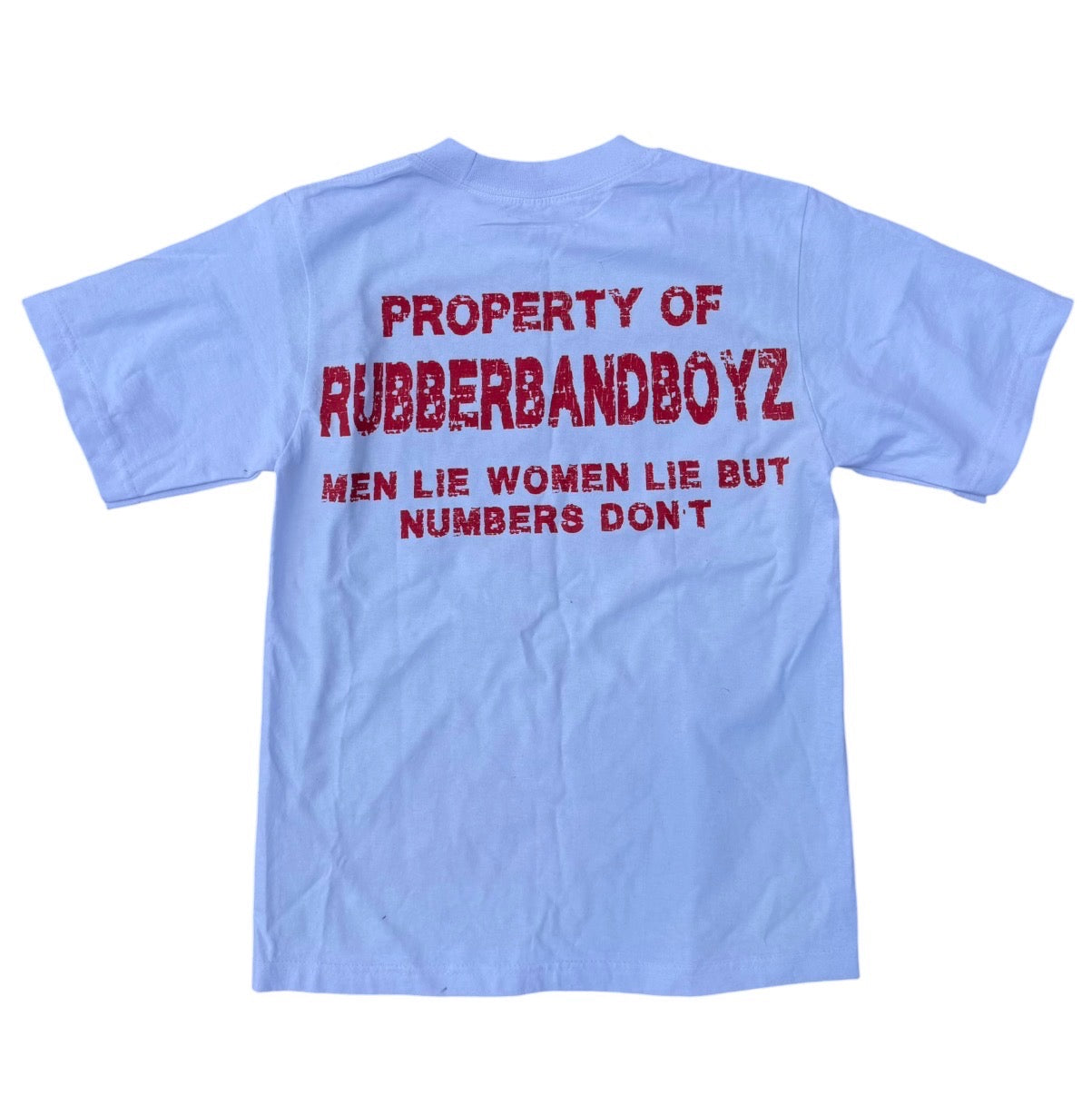 RubberBandBoyz “Girls loves Money Tee”     WHITE